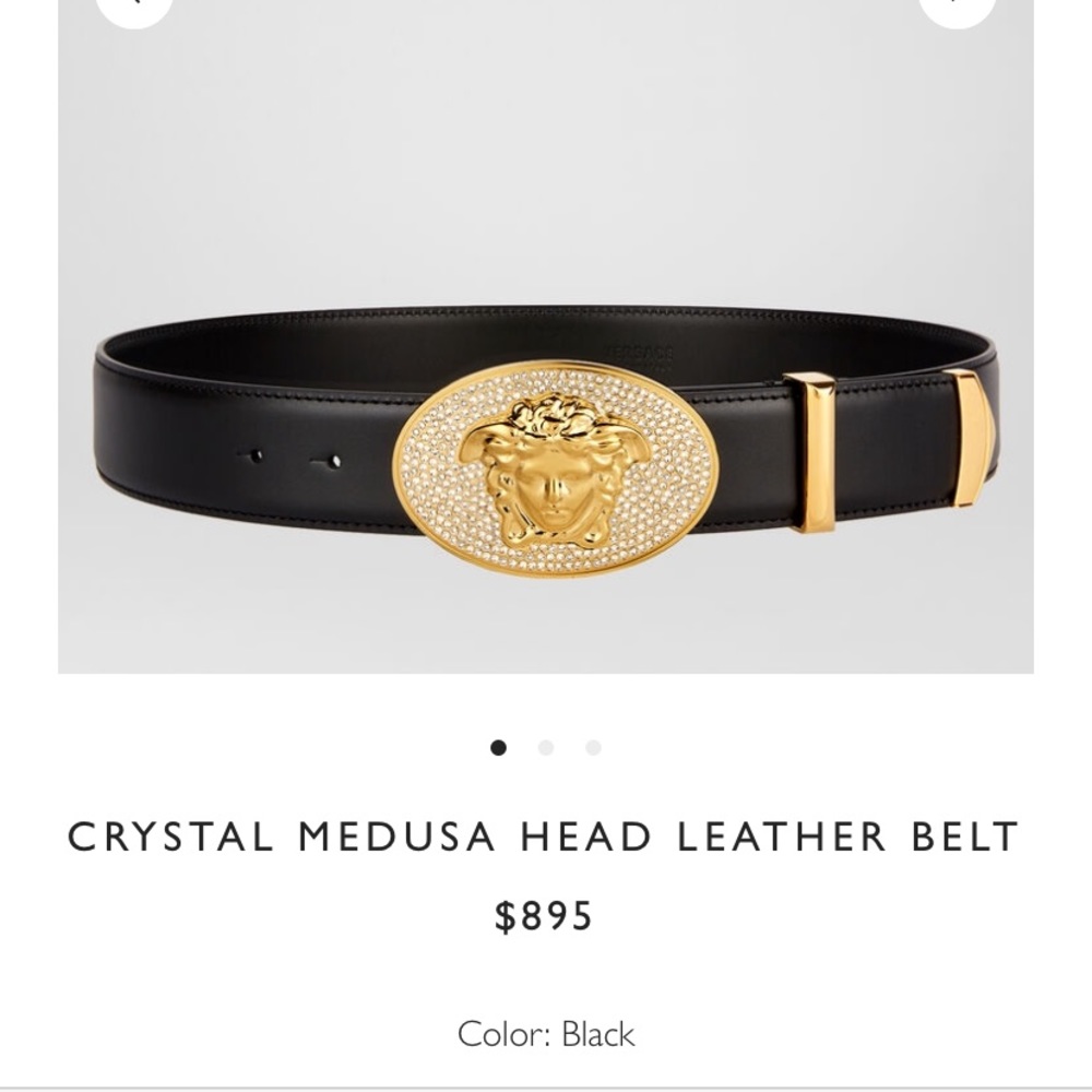 Versace authentic belt